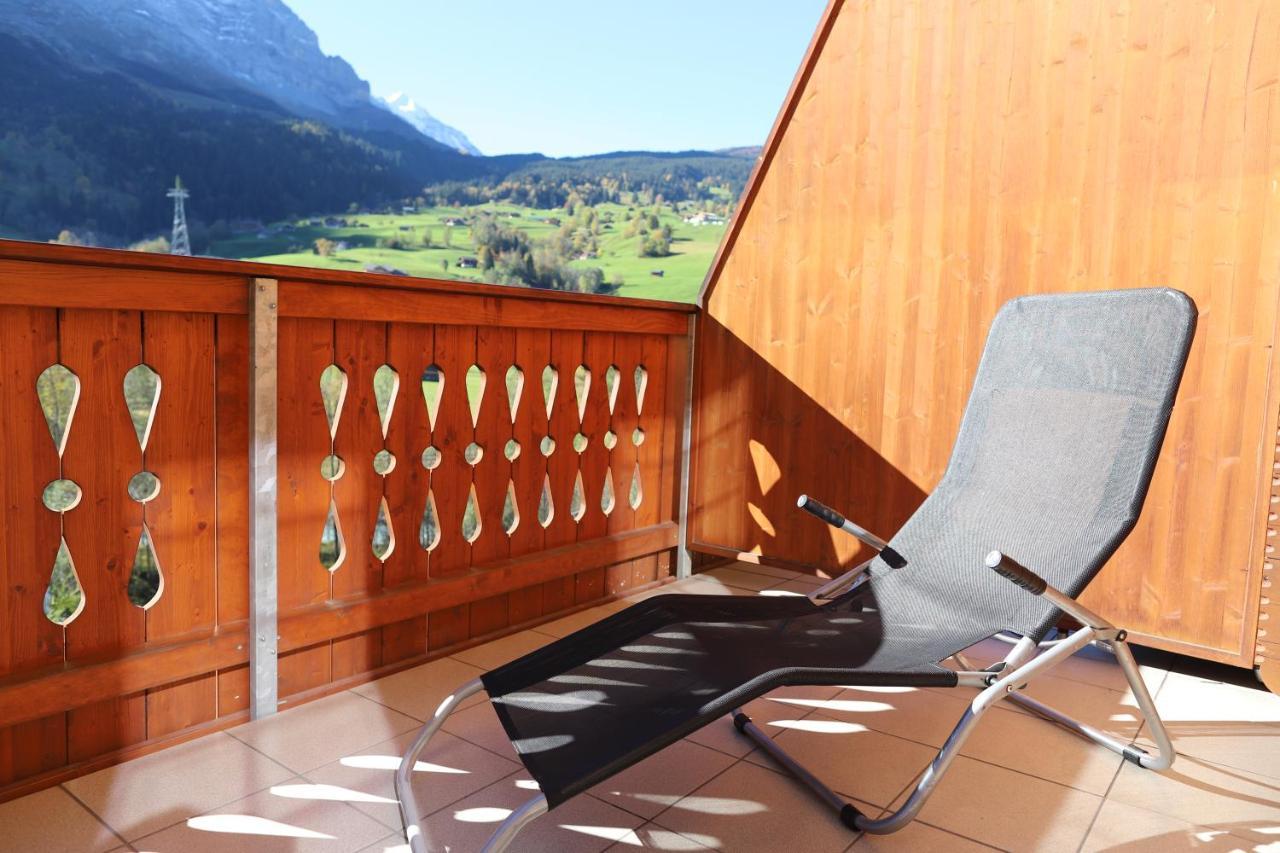 Excellent Flat With A Fantastic View Of The Eiger! Grindelwald Exterior foto