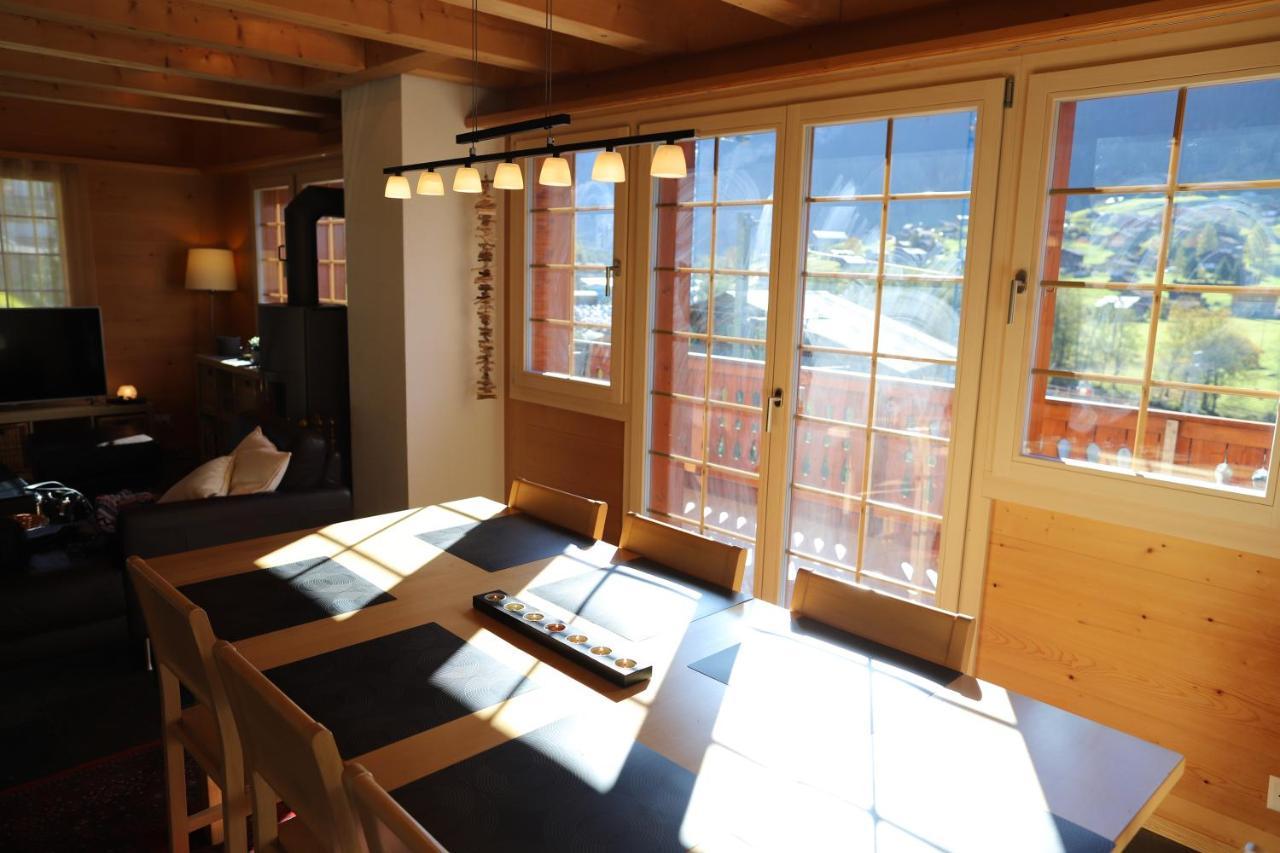 Excellent Flat With A Fantastic View Of The Eiger! Grindelwald Exterior foto